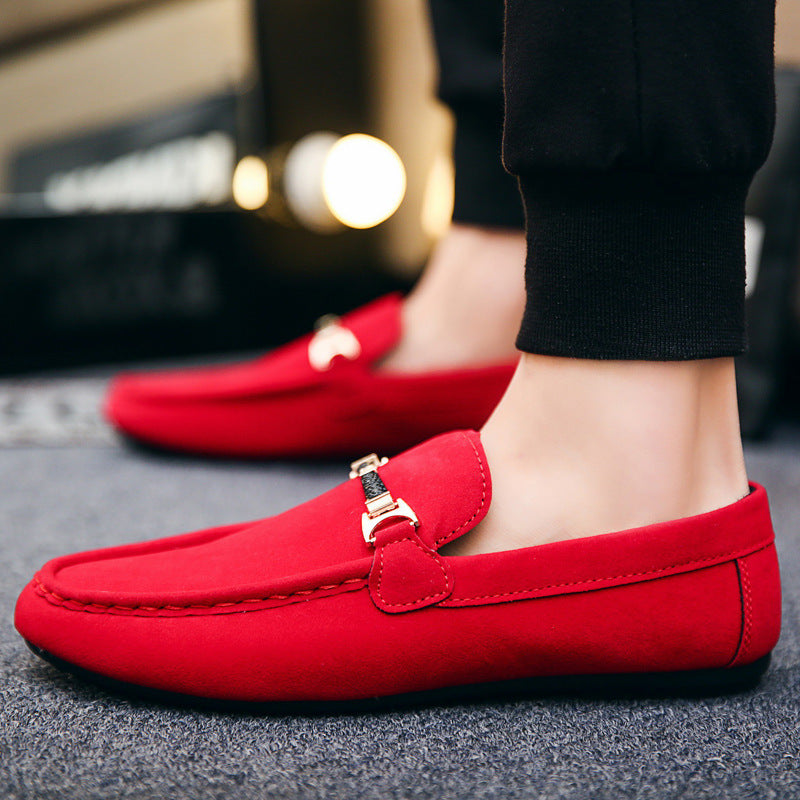 European Men's Canvas Loafers