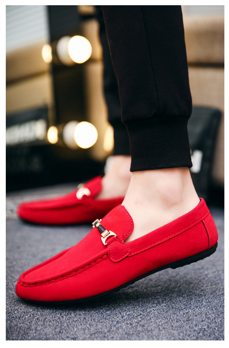 European Men's Canvas Loafers
