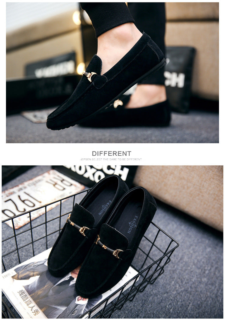 European Men's Canvas Loafers
