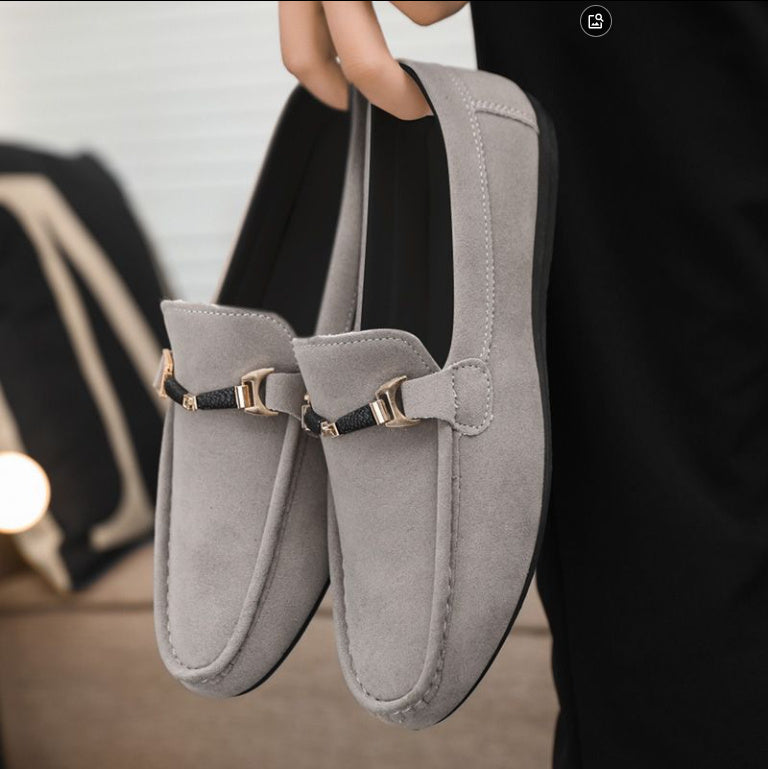 European Men's Canvas Loafers