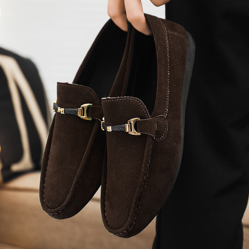 European Men's Canvas Loafers