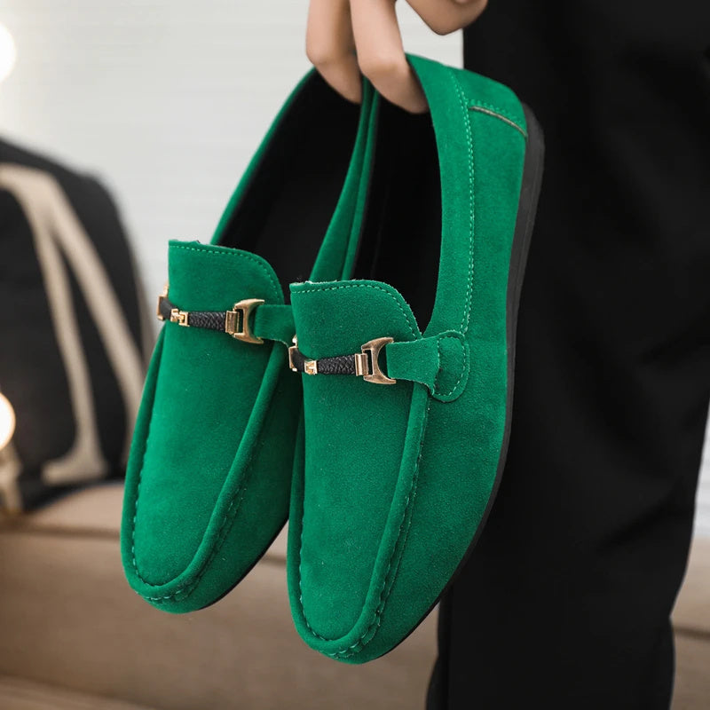 European Men's Canvas Loafers