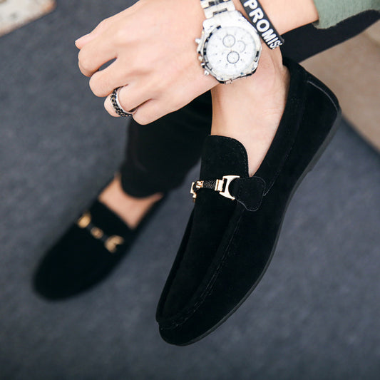 European Men's Canvas Loafers