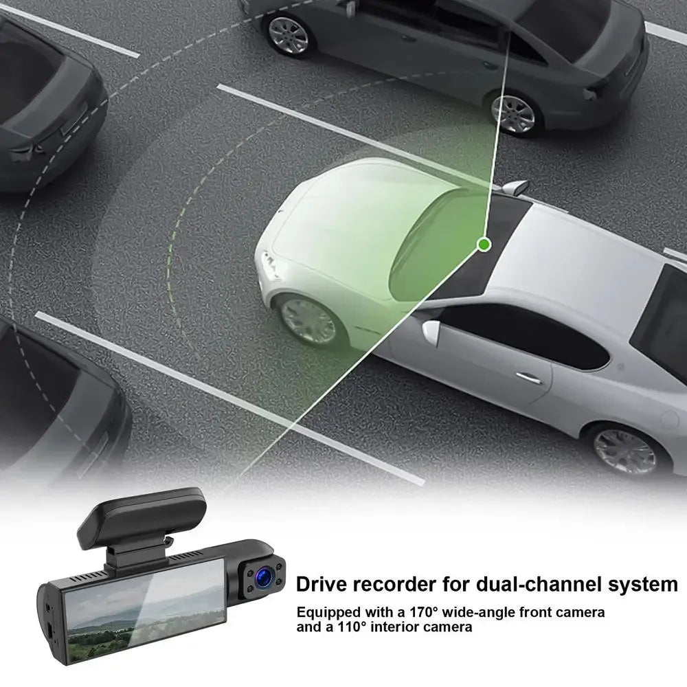Dual Lens Car Dash Cam