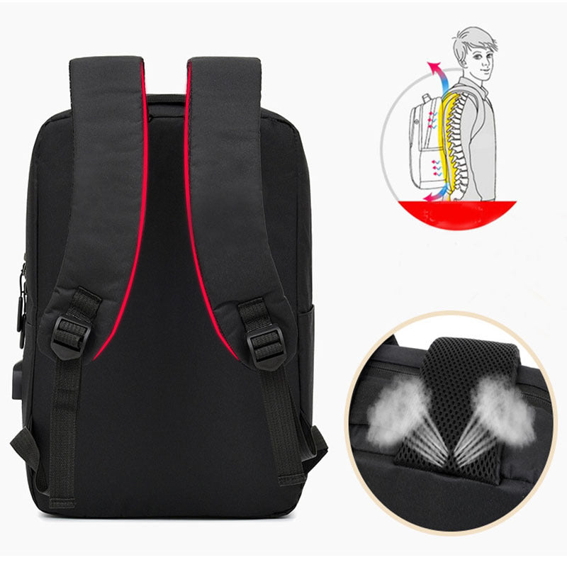 Business Laptop Backpack With USB Design